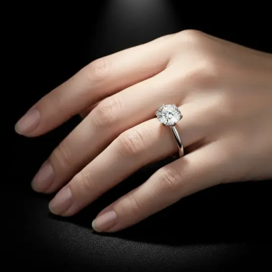 Diamond Solitaire Engagement Ring