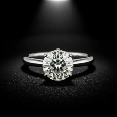Diamond Solitaire Engagement Ring