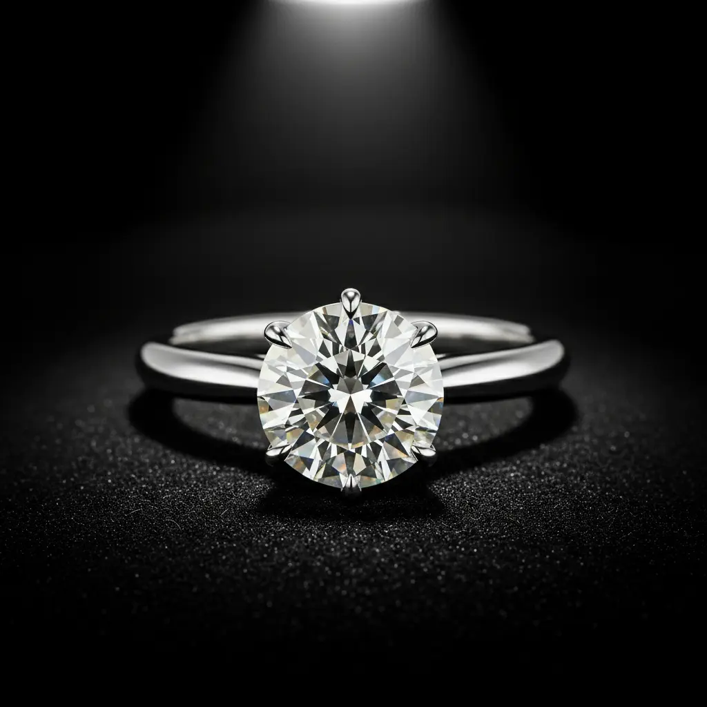 Diamond Solitaire Engagement Ring
