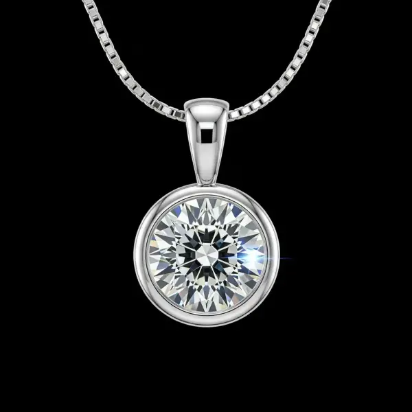 Diamond Solitaire Pendant