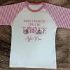 'When I Wake Up' Pink Birthday Pyjamas