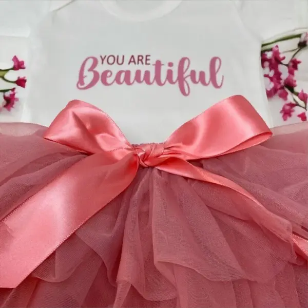 Personalised Christening Bib & Vest Set