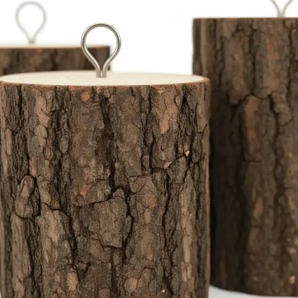 Natural Wood Perch Set