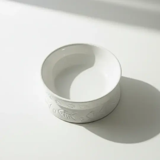 Ceramic Cat Bowl Set