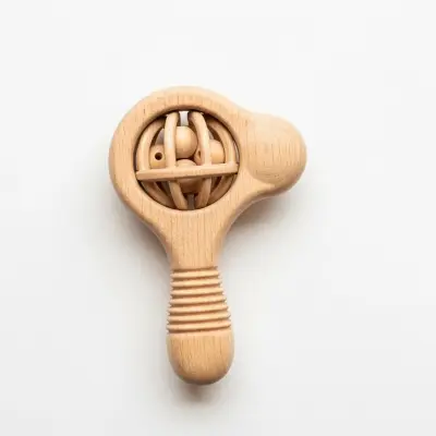 Wooden Baby Rattle