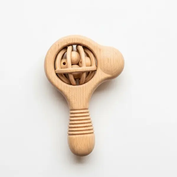 Wooden Baby Rattle