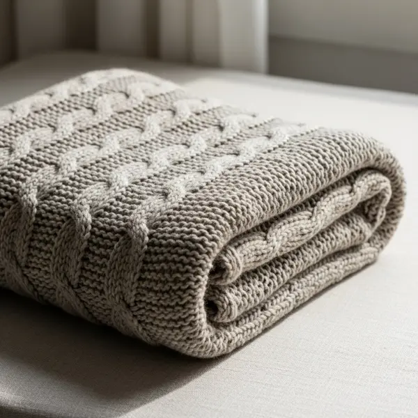 Knit Throw Blanket