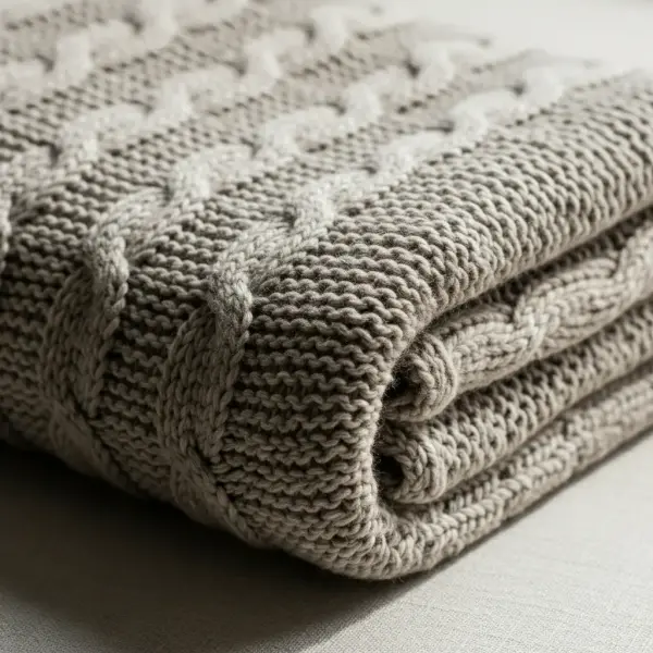 Knit Throw Blanket