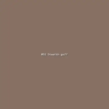 MSI Stealth gs77