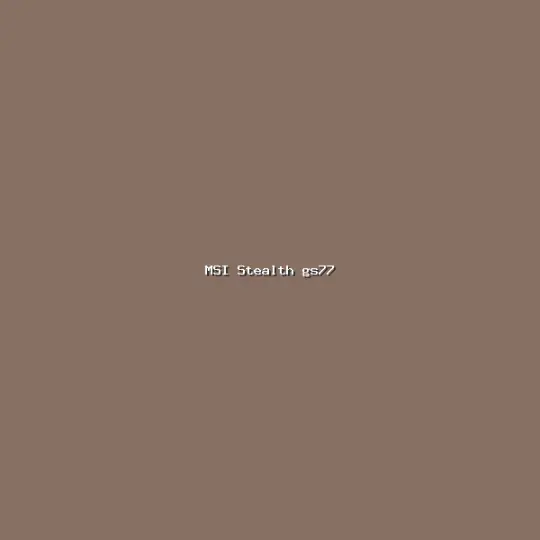 MSI Stealth gs77