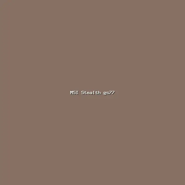 MSI Stealth gs77