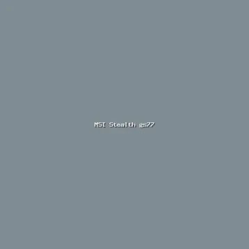 MSI Stealth gs77