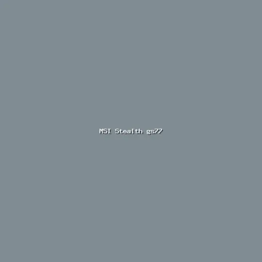 MSI Stealth gs77
