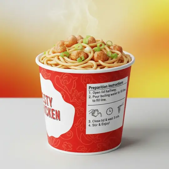 Instant Spicy Noodles Cup