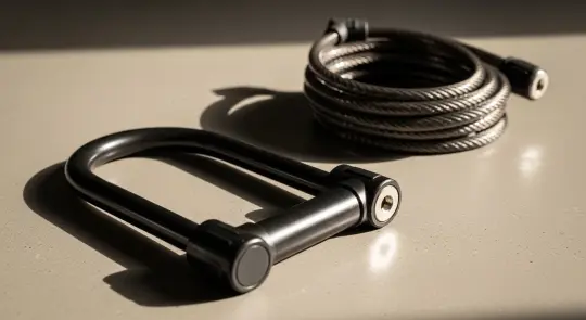 U-lock and Cable Combo